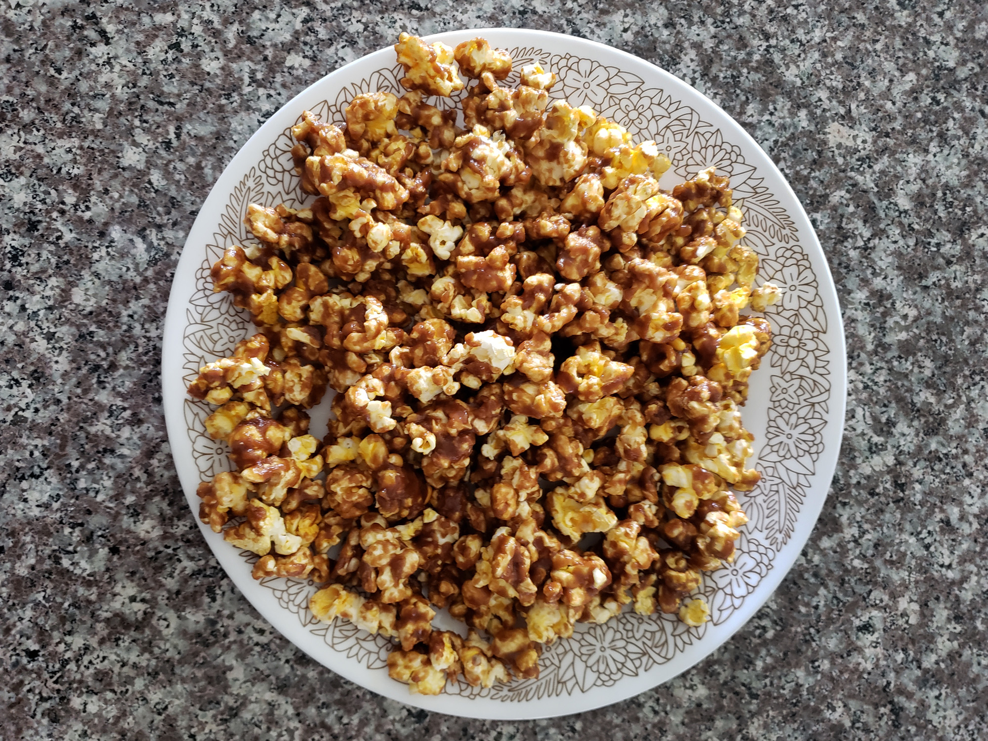 Homemade Caramel Popcorn